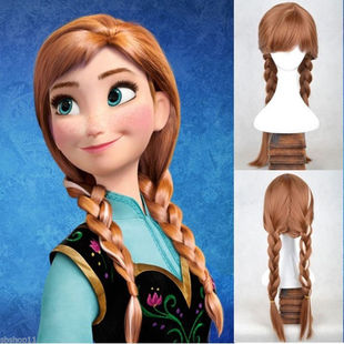 H030 Frozen anna wigs